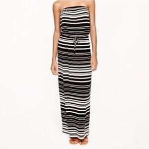 J. Crew Striped Strapless Maxi Dress 💕